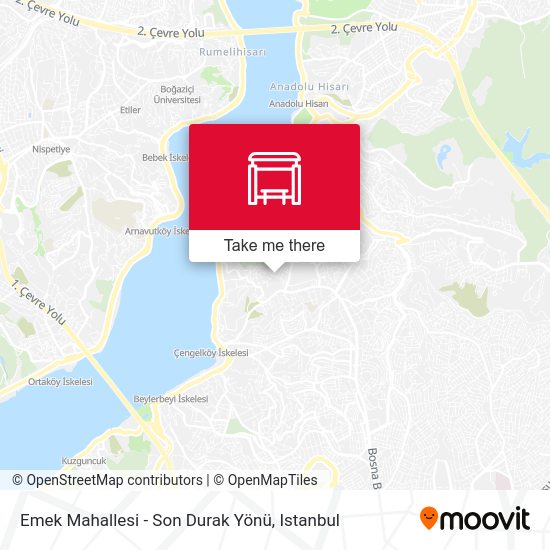 Emek Mahallesi - Son Durak Yönü map