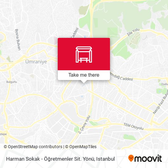 Harman Sokak - Öğretmenler Sit. Yönü map