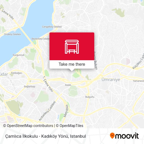 Çamlıca İlkokulu - Kadıköy Yönü map