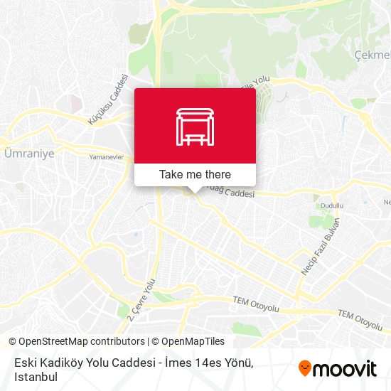 Eski Kadiköy Yolu Caddesi - İmes 14es Yönü map