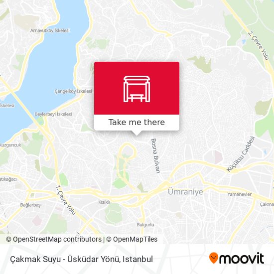 Çakmak Suyu - Üsküdar Yönü map