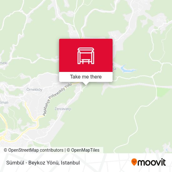 Sümbül - Beykoz Yönü map