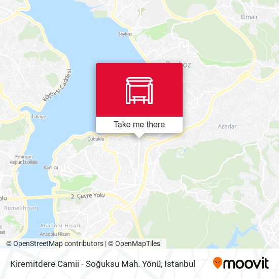 Kiremitdere Camii - Soğuksu Mah. Yönü map