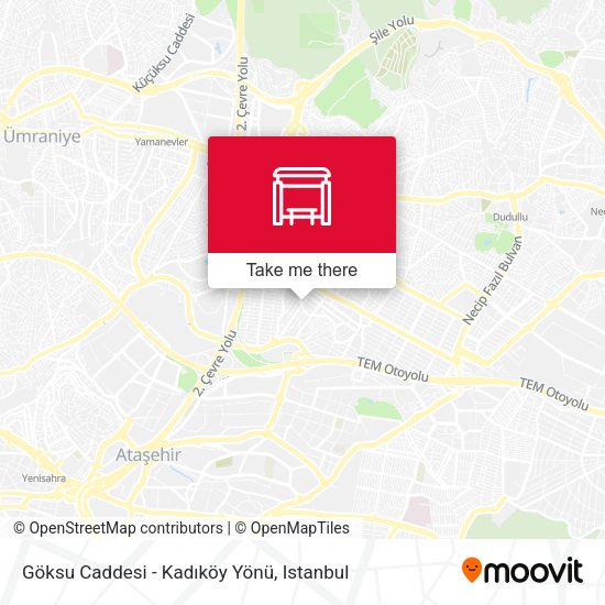 Göksu Caddesi - Kadıköy Yönü map