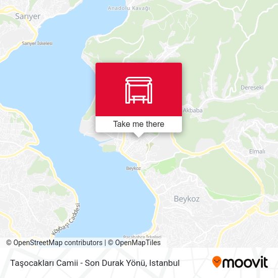Taşocakları Camii - Son Durak Yönü map