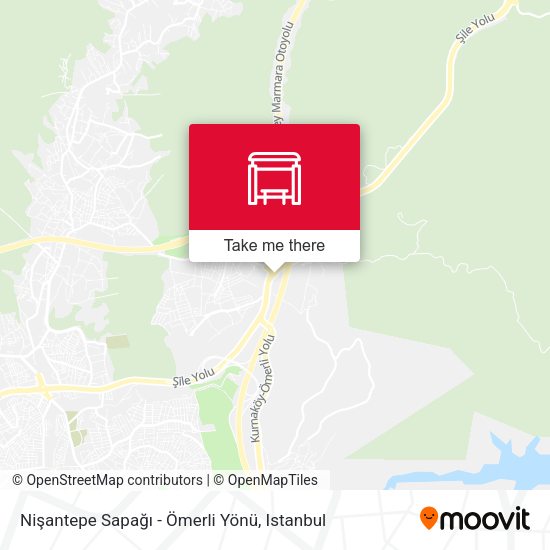 Nişantepe Sapağı - Ömerli Yönü map