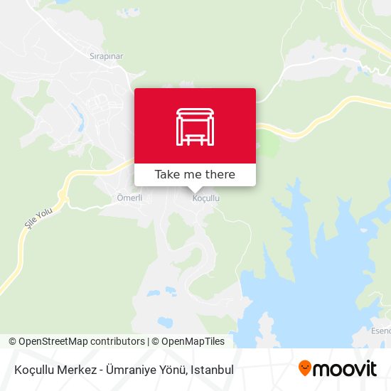Koçullu Merkez - Ümraniye Yönü map