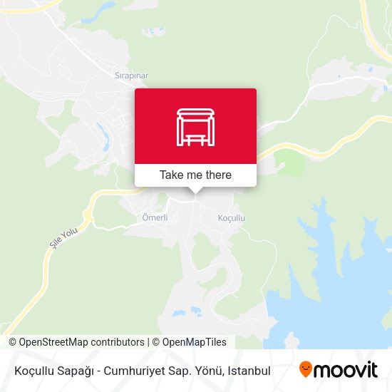 Koçullu Sapağı - Cumhuriyet Sap. Yönü map