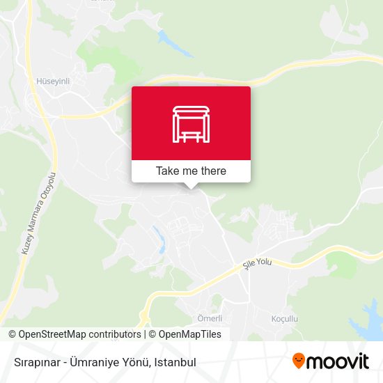 Sırapınar - Ümraniye Yönü map