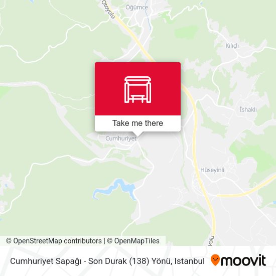 Cumhuriyet Sapağı - Son Durak (138) Yönü map