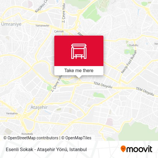 Esenli Sokak - Ataşehir Yönü map