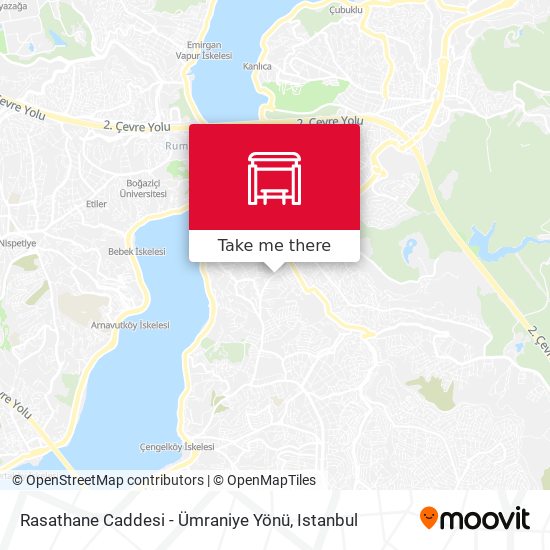 Rasathane Caddesi - Ümraniye Yönü map