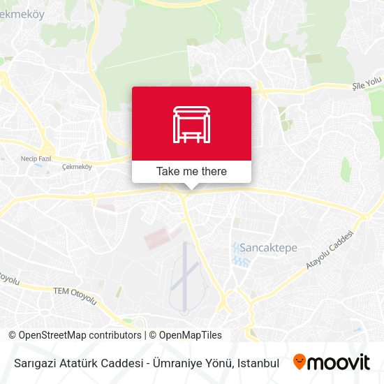 Sarıgazi Atatürk Caddesi - Ümraniye Yönü map