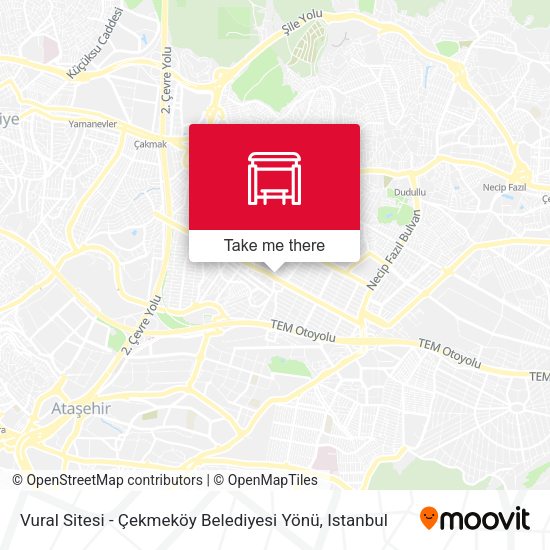 Vural Sitesi - Çekmeköy Belediyesi Yönü map