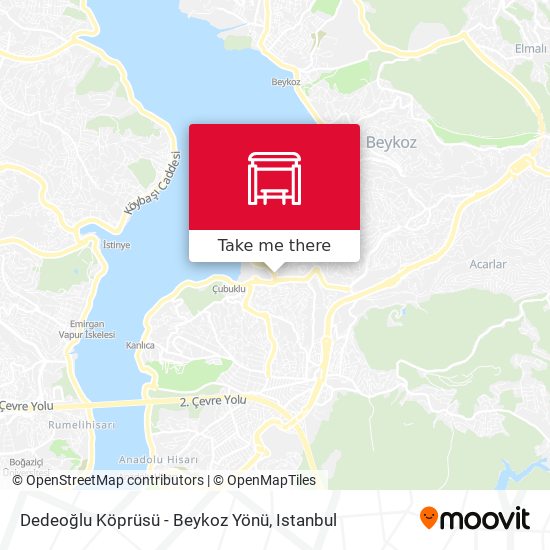 Dedeoğlu Köprüsü - Beykoz Yönü map