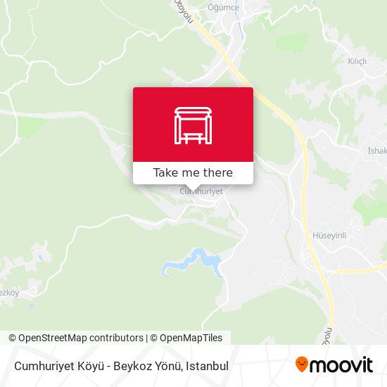 Cumhuriyet Köyü - Beykoz Yönü map