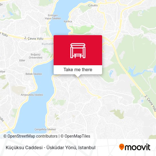 Küçüksu Caddesi - Üsküdar Yönü map