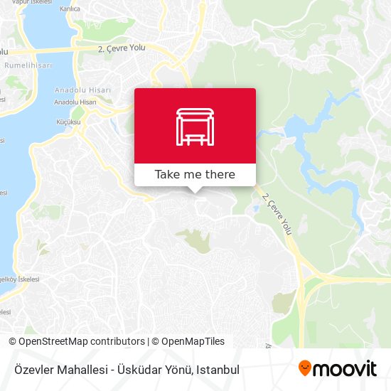 Özevler Mahallesi - Üsküdar Yönü map