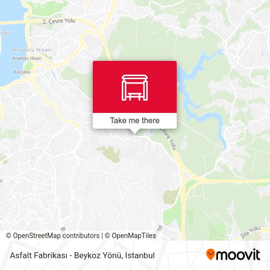 Asfalt Fabrikası - Beykoz Yönü map