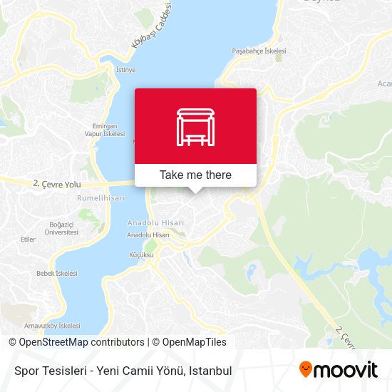 Spor Tesisleri - Yeni Camii Yönü map