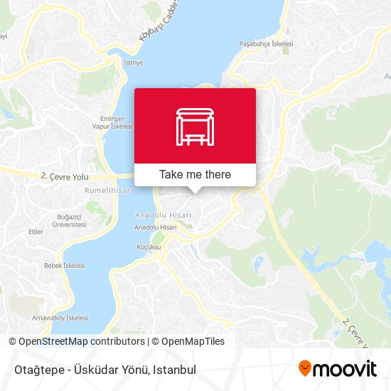 Otağtepe - Üsküdar Yönü map