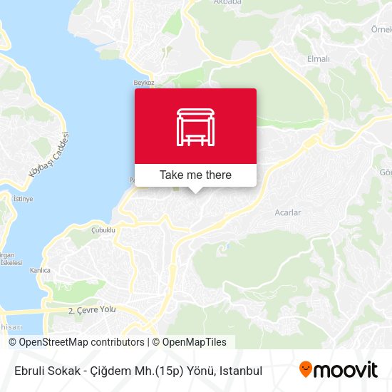 Ebruli Sokak - Çiğdem Mh.(15p) Yönü map