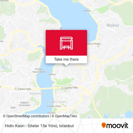 Hidiv Kasrı - Siteler 15e Yönü map