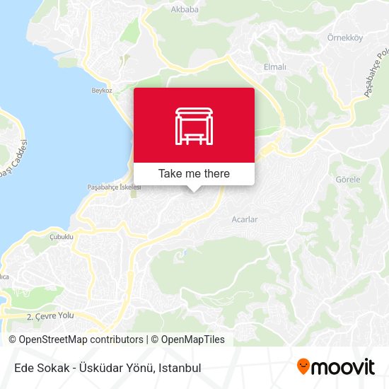 Ede Sokak - Üsküdar Yönü map