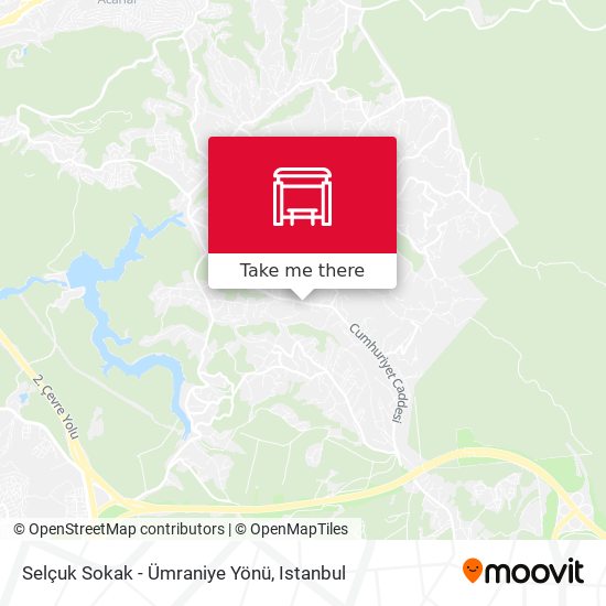 Selçuk Sokak - Ümraniye Yönü map