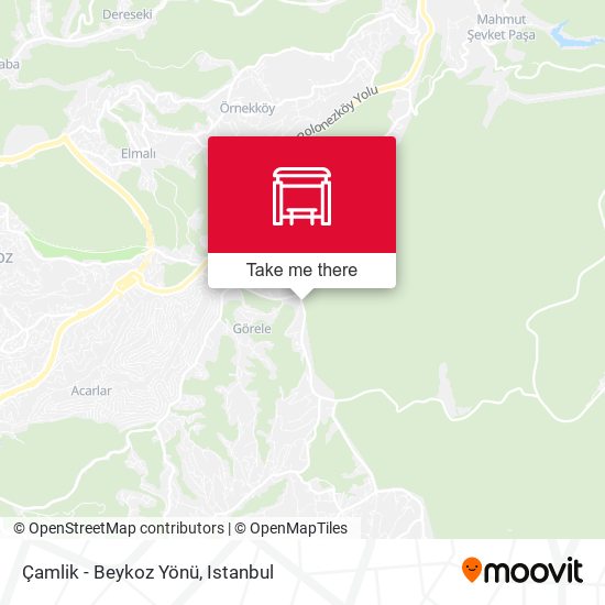 Çamlik - Beykoz Yönü map