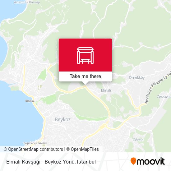 Elmalı Kavşağı - Beykoz Yönü map