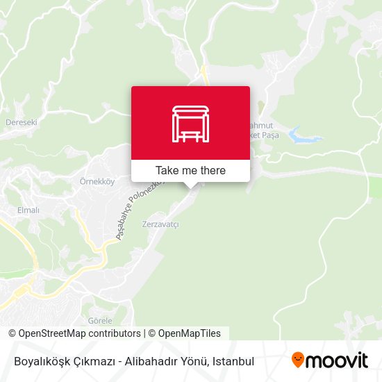 Boyaliköşk Çikmazi - Alibahadir Yönü map
