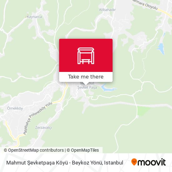 Mahmut Şevketpaşa Köyü - Beykoz Yönü map