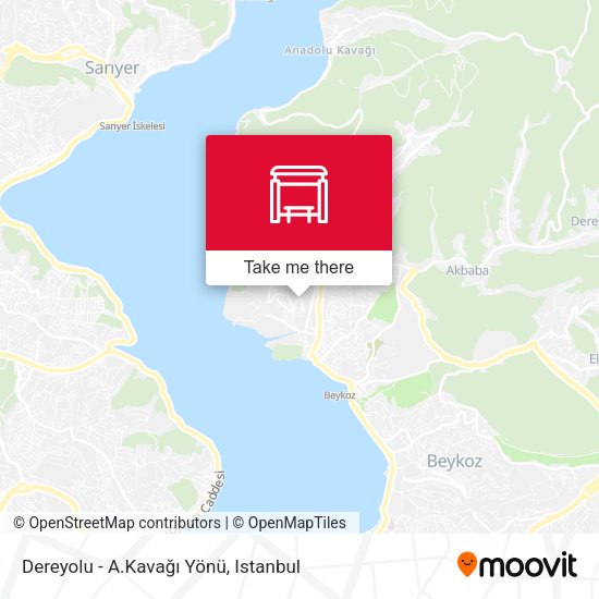 Dereyolu - A.Kavağı Yönü map