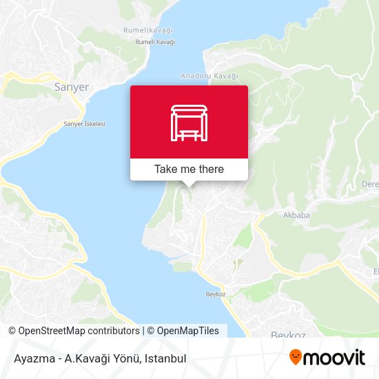 Ayazma - Beykoz Yönü map