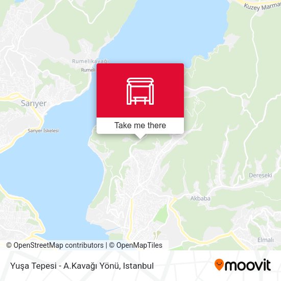 Yuşa Tepesi - A.Kavağı Yönü map