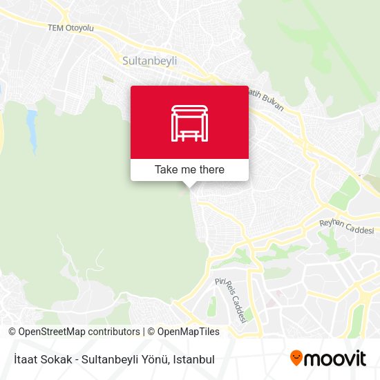 İtaat Sokak - Sultanbeyli Yönü map