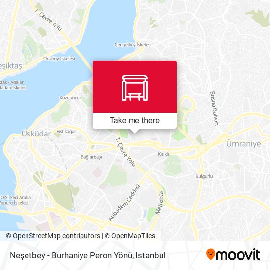 Neşetbey - Burhaniye Peron Yönü map