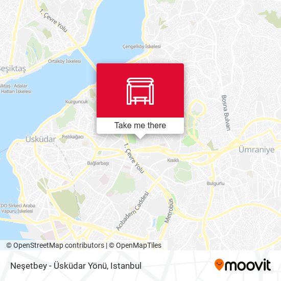 Neşetbey - Üsküdar Yönü map