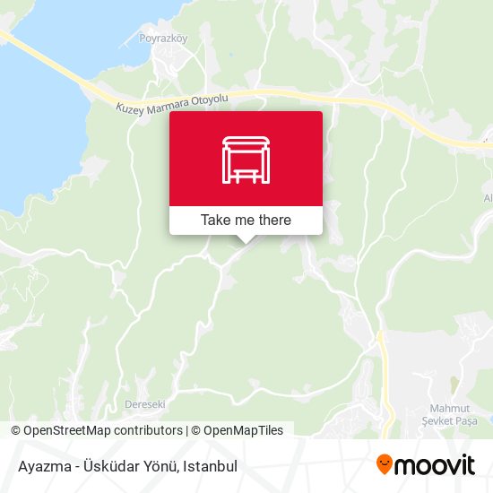 Ayazma - Üsküdar Yönü map