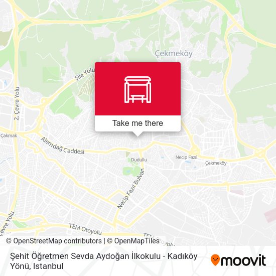 Şehit Öğretmen Sevda Aydoğan İlkokulu - Kadıköy Yönü map