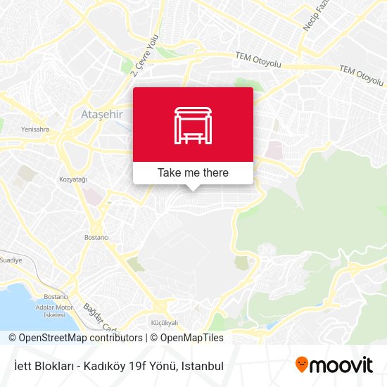 İett Blokları - Kadıköy 19f Yönü map