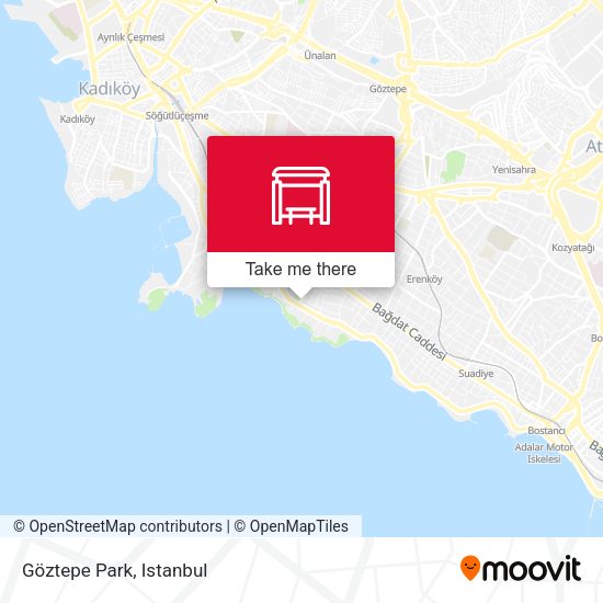 Göztepe Park map