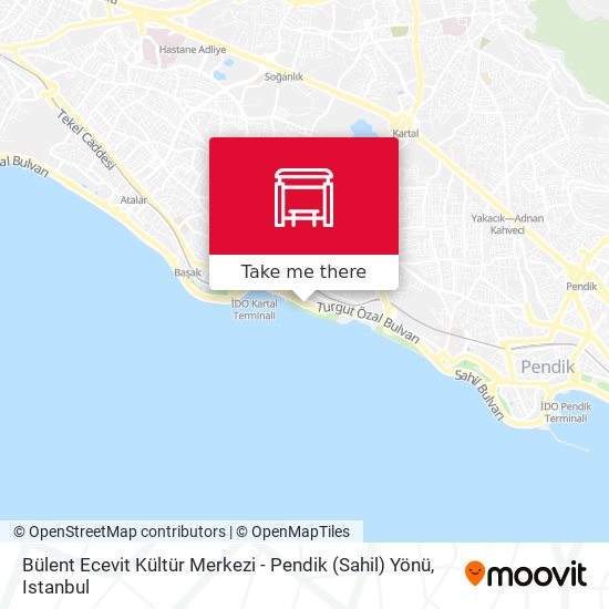 Bülent Ecevit Kültür Merkezi - Pendik (Sahil) Yönü map