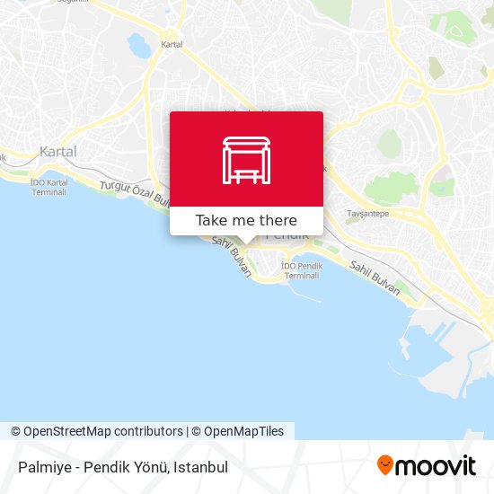 Palmiye - Pendik Yönü map