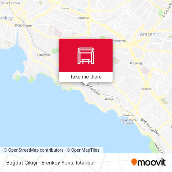 Bağdat Çıkışı - Erenköy Yönü map