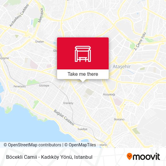 Böcekli Camii - Kadıköy Yönü map