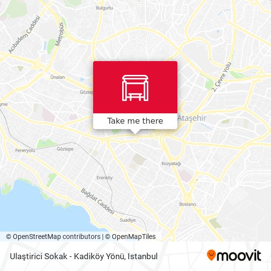 Ulaştirici Sokak - Kadiköy Yönü map