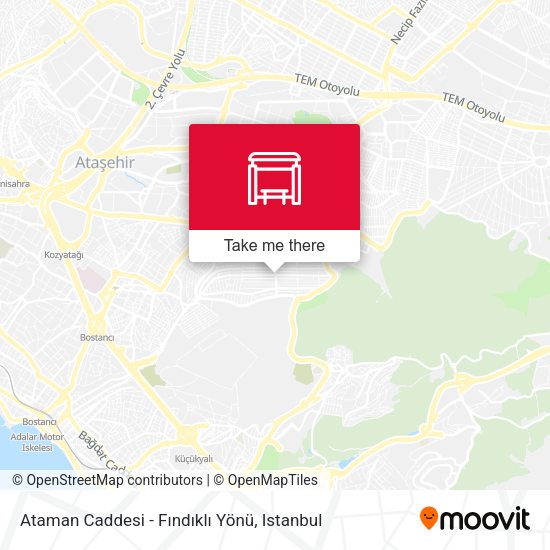 Ataman Caddesi - Fındıklı Yönü map