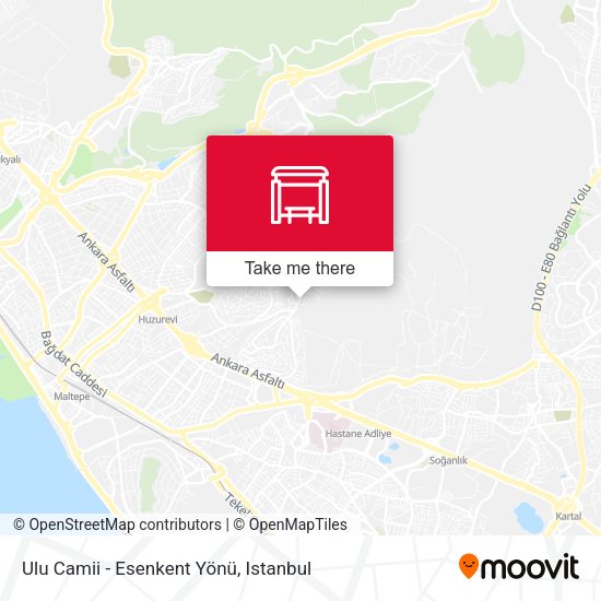 Ulu Camii - Esenkent Yönü map